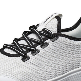 Skechers斯凯奇女鞋新款简约低帮健步鞋 网面休闲运动鞋 15596 白色/WHT 39