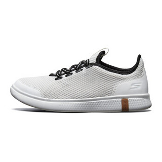 Skechers斯凯奇女鞋新款简约低帮健步鞋 网面休闲运动鞋 15596 白色/WHT 38.5
