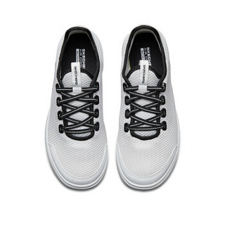 Skechers斯凯奇女鞋新款简约低帮健步鞋 网面休闲运动鞋 15596 白色/WHT 38.5