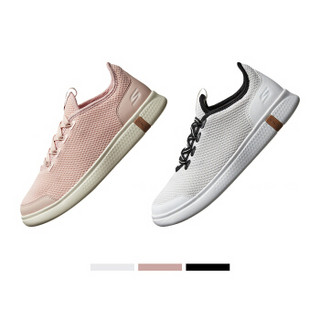 Skechers斯凯奇女鞋新款简约低帮健步鞋 网面休闲运动鞋 15596 浅粉色/LTPK 39
