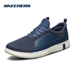 Skechers斯凯奇女鞋新款简约低帮健步鞋 网面休闲运动鞋 15598 海军蓝色/NVY 37