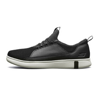 Skechers斯凯奇女鞋新款简约低帮健步鞋 网面休闲运动鞋 15598 黑色/白色/BKW 36