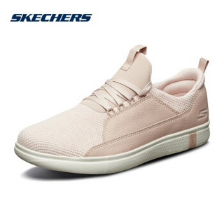 Skechers斯凯奇女鞋新款简约低帮健步鞋 网面休闲运动鞋 15598 自然色/NAT 38.5