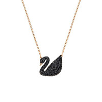 历史低价：SWAROVSKI 施华洛世奇 5347329 Iconic Swan 大黑天鹅吊坠项链 *3件