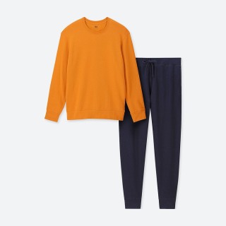  UNIQLO 优衣库 Ultra stretch 408801 男士起居套装 (175、土黄色)