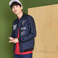 Semir 森马 13316081372 男士棒球服夹克