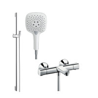 hansgrohe 汉斯格雅 飞雨E150 恒温花洒2件套装 26551407+13123007