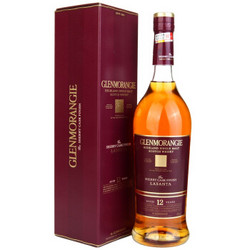 GLENMORANGIE 格兰杰 雪莉酒桶窖藏陈酿高地单一麦芽苏格兰威士忌 12年 700ml