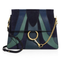 Chloé 蔻依 FAYE系列 女士印花中号单肩斜挎包