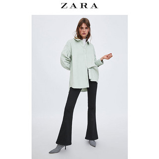 ZARA 08264068982-23 女士衬衫 (XL、湖绿色)