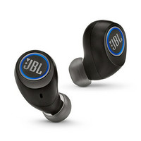 需加入陪伴计划：JBL 杰宝 全新一代 FREE 入耳式真无线蓝牙耳机 黑色