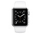 低至¥1642折扣升级：Apple watch 银色铝合金表壳 白色运动表带
