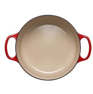 Le Creuset 酷彩 Signature铸铁圆形锅 24cm 樱桃红