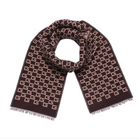GUCCI 古驰 501265-4G350-2179 女士羊毛桑蚕丝混纺围巾