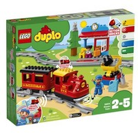 百亿补贴：LEGO 乐高 DUPLO 得宝系列 10874 智能蒸汽火车