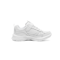 SKECHERS 斯凯奇 女童轻便舒适魔术贴运动鞋 白色 27.5