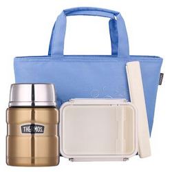 膳魔师（THERMOS） 不锈钢高真空儿童闷烧罐 SK300L午餐组 GL