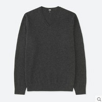 UNIQLO 优衣库 409180 男士V领羊绒衫