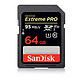 SanDisk 闪迪 Extreme PRO SDXC UHS-I U3 Class10 V30 SD存储卡 64GB