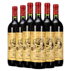 长城(GreatWall)红酒 华夏葡园九二珍藏级干红葡萄酒 整箱装 750ml*6瓶(木盒装)