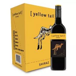 Yellow Tail 黄尾袋鼠 西拉 红葡萄酒 750ml 6瓶 750ml *4件