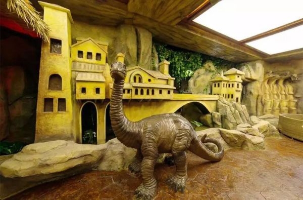 常州环球恐龙城恐龙主题度假酒店1晚 2大1小早晚餐 接送站