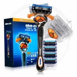 Gillette 吉列 锋隐致顺 剃须刀套装 (1刀架1刀头+4刀头)