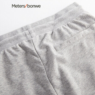 Meters bonwe 美特斯邦威 249492 男士口袋印花针织裤