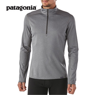 PATAGONIA/巴塔哥尼亚 capilene 44445 男款纯色户外保暖内衣长袖 (S、希腊蓝)