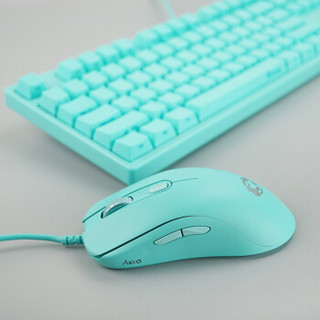 Akko 艾酷 3108 机械键盘键鼠套装 (Cherry青轴、薄荷蓝、108键)
