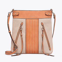 TORY BURCH 汤丽柏琦 MOTO TALL CANVAS 女士单肩包