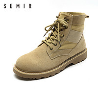 Semir 森马 1D058411007 战术风格 翻毛皮靴