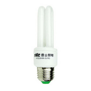 nvc-lighting 雷士照明 2U型节能灯 E27大口 6500K 8W