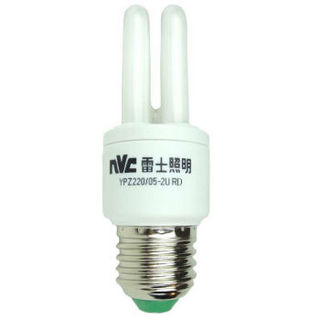 nvc-lighting 雷士照明 2U型节能灯 E27大口 6500K 5W