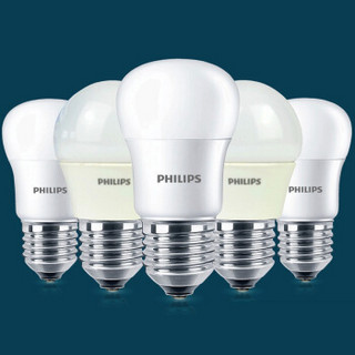 PHILIPS 飞利浦 LED球泡 E27大口 黄光 6W