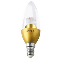 OPPLE 欧普照明 LED烛泡 E14小口 暖白光 3w