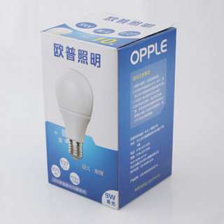 OPPLE 欧普照明 LED球泡 E27大口 黄光 9w