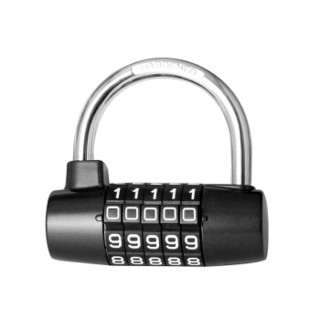 奥本 5轮密码锁 防盗挂锁 健身房柜门锁 防盗窗锁 工具箱锁7602