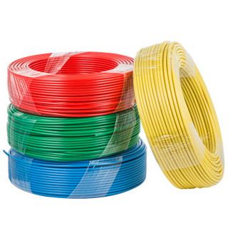 正泰(CHNT) 电线电缆 2.5平方 黄色 100米单股铜照明电源线