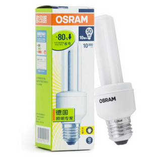 OSRAM 欧司朗 6500K 标准型节能灯 E27大口 6500K 10W*2只