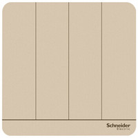 Schneider Electric 施耐德电气 AvatarOn绎尚系列 E8334L1_WG_C1 86型开关面板 薄暮金色