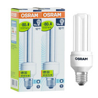 OSRAM 欧司朗 6500K 标准型节能灯 E27大口 6500K 14W*2只