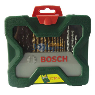 BOSCH 博世 30支混合套装（含镀钛麻花钻头）  （绿色）