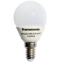 Panasonic 松下 LED球泡 E27大口 白光 3W