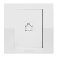 西门子(SIEMENS)开关插座 悦动系列 电脑插座面板(雅白色)5UH80623NC01