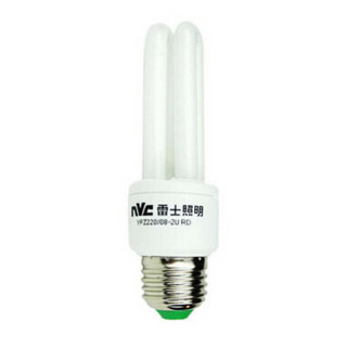 nvc-lighting 雷士照明 2U型节能灯 E27大口 6500K 8W*5支