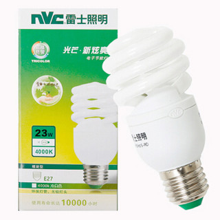 nvc-lighting 雷士照明 螺旋节能灯 E27大口 4000K 23W*5支