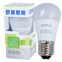 OPPLE 欧普照明 LED球泡 E27大口 白光 3.5W*4支