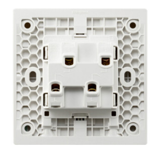 商品罗格朗 legrand 开关插座面板 仕典玉兰白双开单控带荧光开关