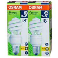 OSRAM 欧司朗 迷你超值星节能灯 E27大口 2700K 13W*2支